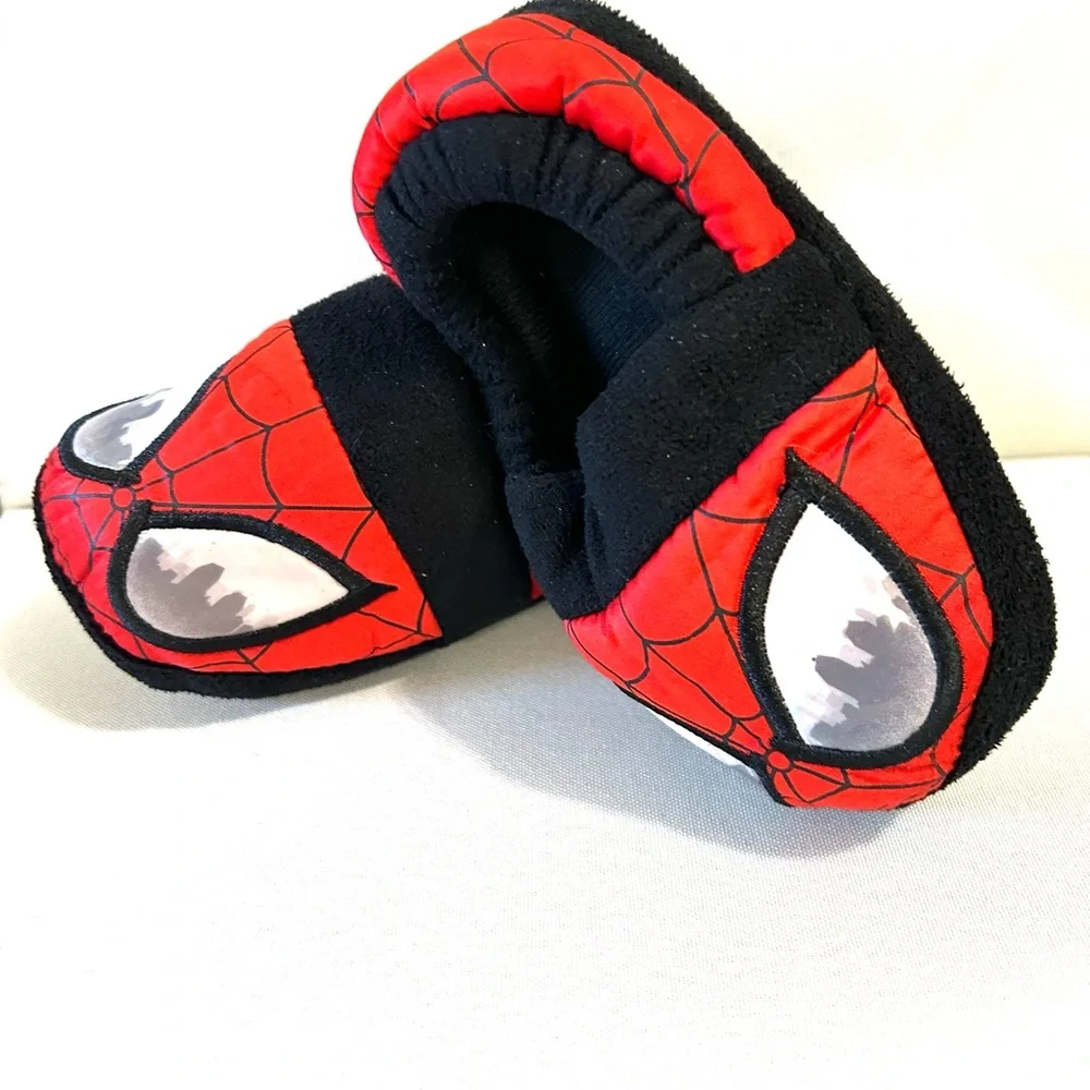 Marvel Spider Man  Red Unisex Kids Youth Non Slip Slippers Shoes